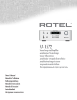 Rotel RA‑1572 - Owner manual 